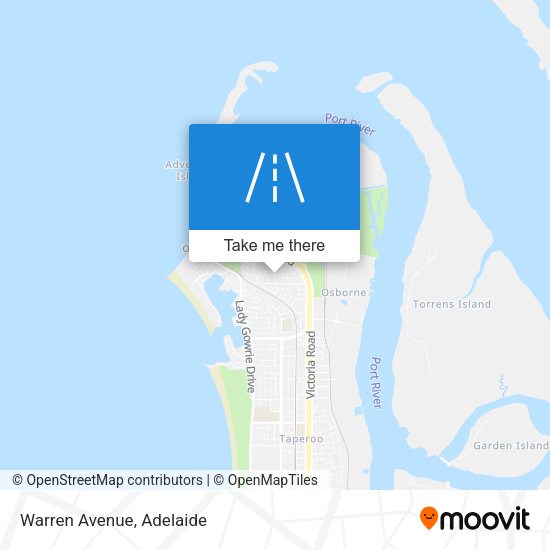 Warren Avenue map