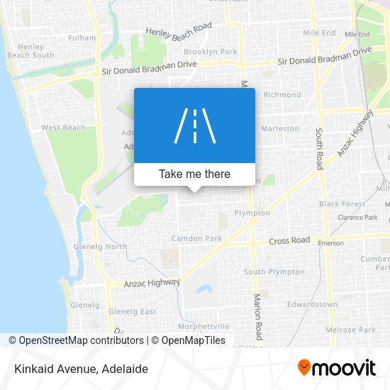 Kinkaid Avenue map