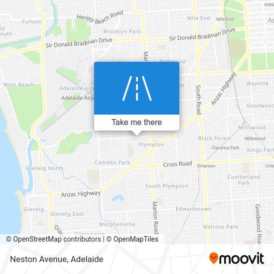 Neston Avenue map