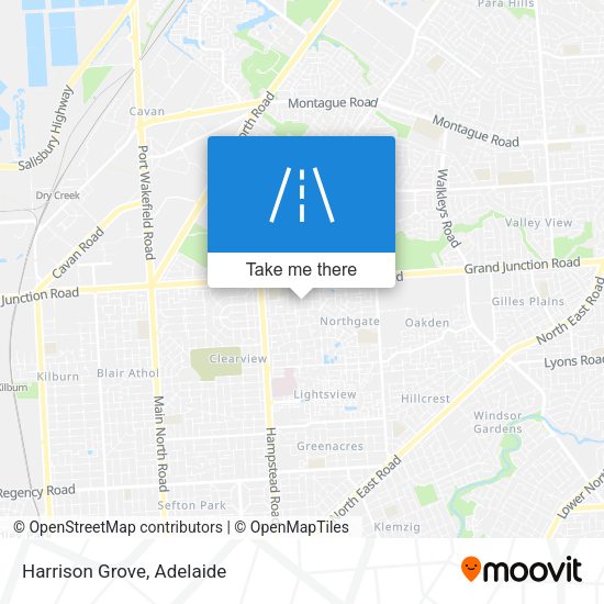 Harrison Grove map