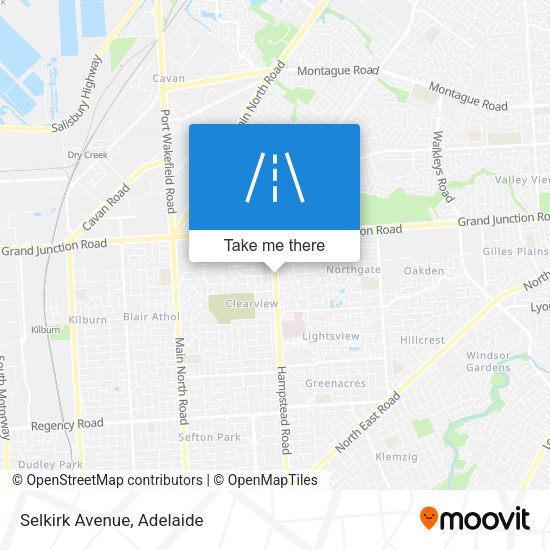 Selkirk Avenue map