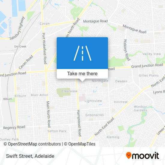 Swift Street map