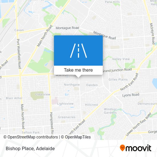Bishop Place map