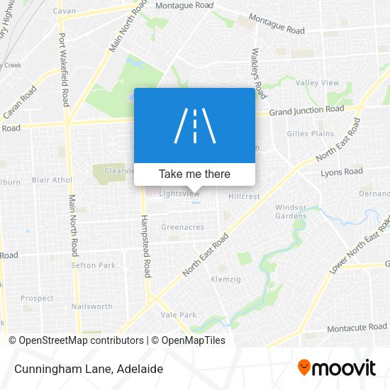 Cunningham Lane map