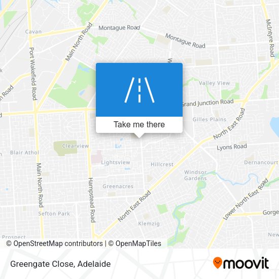 Greengate Close map