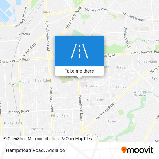 Hampstead Road map