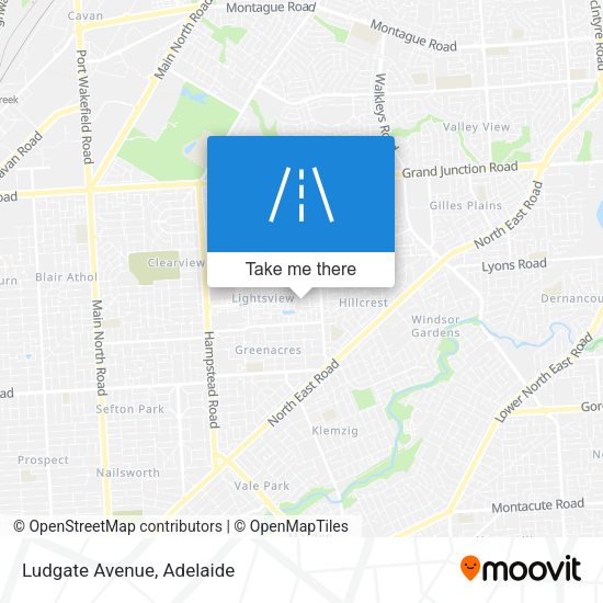Ludgate Avenue map