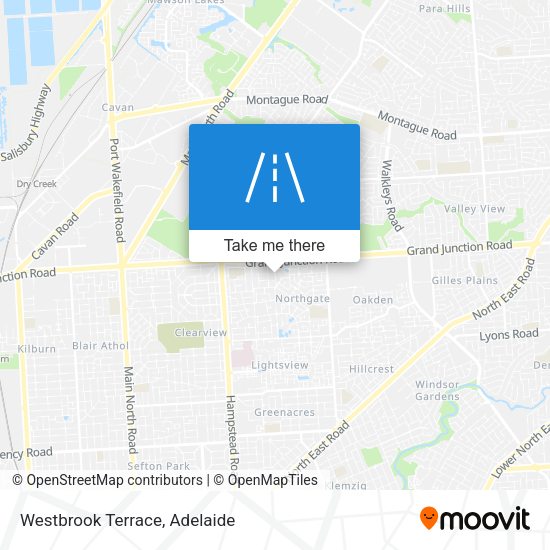 Westbrook Terrace map
