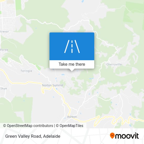 Green Valley Road map