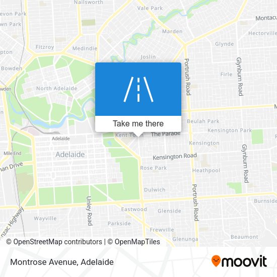 Montrose Avenue map