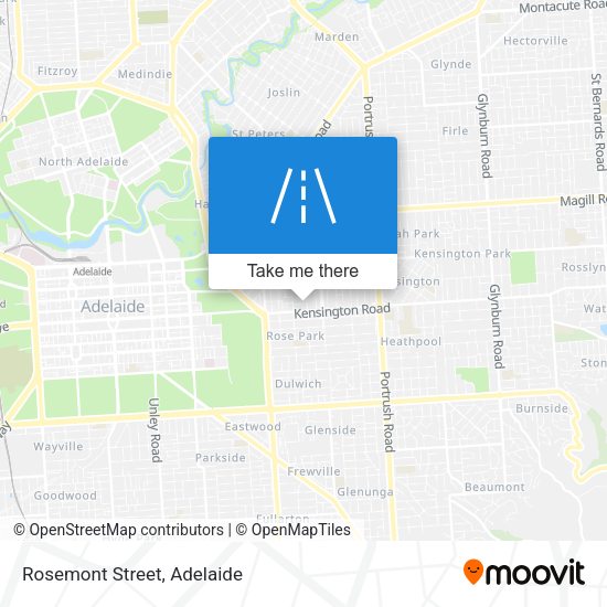 Rosemont Street map