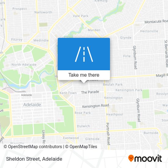 Sheldon Street map