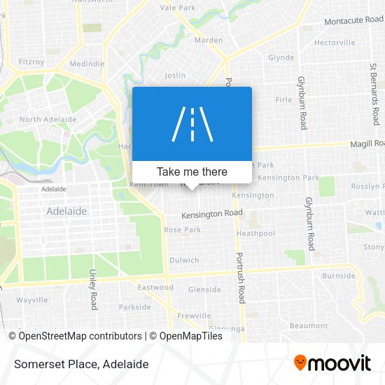 Somerset Place map