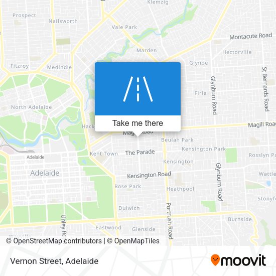 Vernon Street map