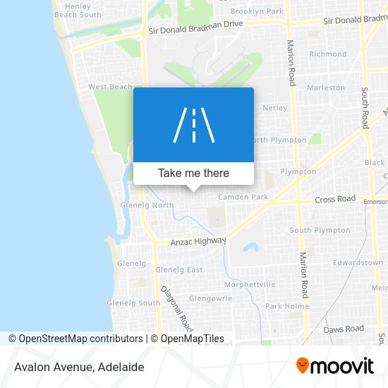 Avalon Avenue map