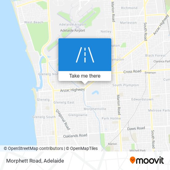 Morphett Road map