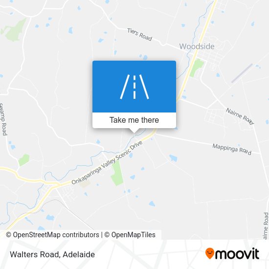 Walters Road map