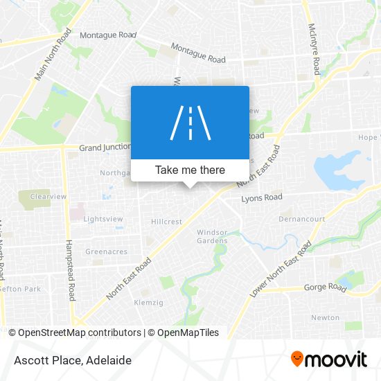 Ascott Place map