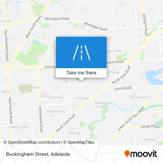 Buckingham Street map
