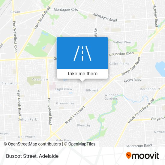 Buscot Street map