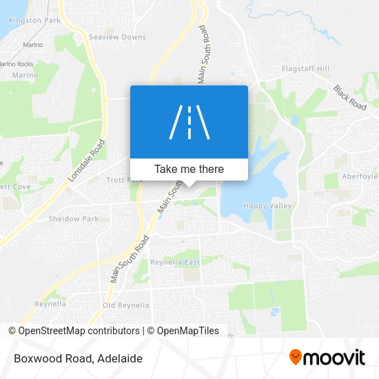 Boxwood Road map