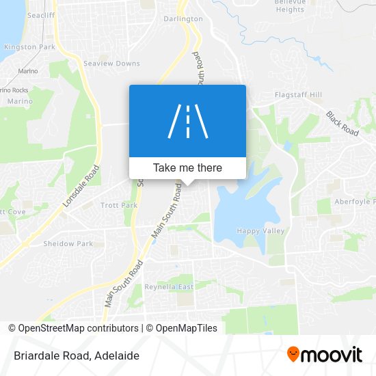 Briardale Road map