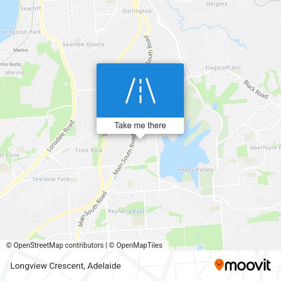 Longview Crescent map