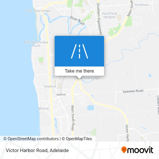 Victor Harbor Road map