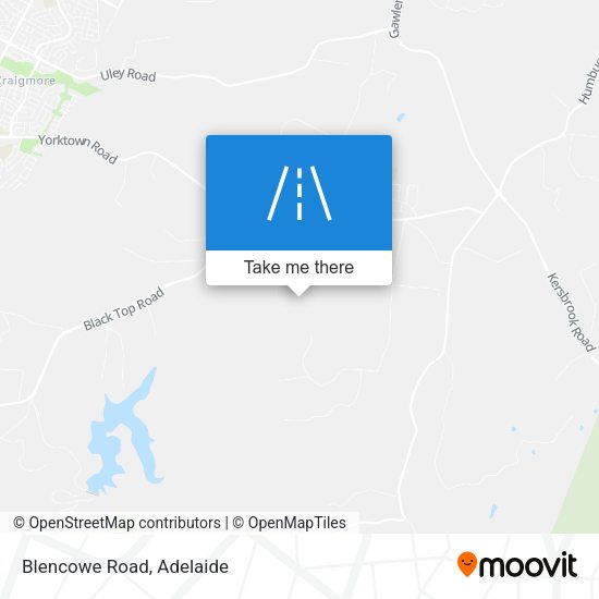 Blencowe Road map