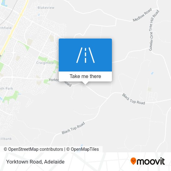 Yorktown Road map