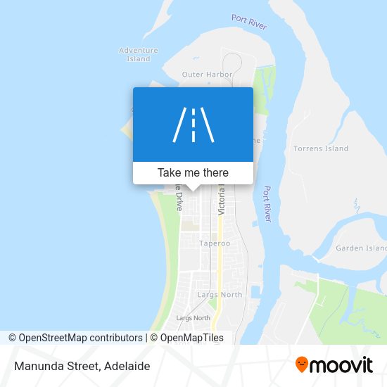 Manunda Street map
