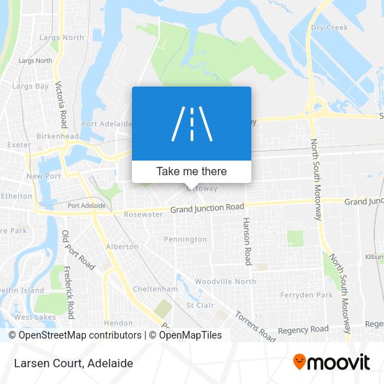 Larsen Court map