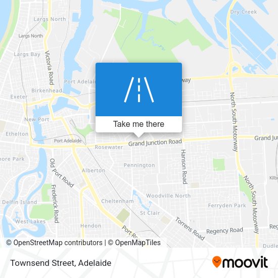 Townsend Street map