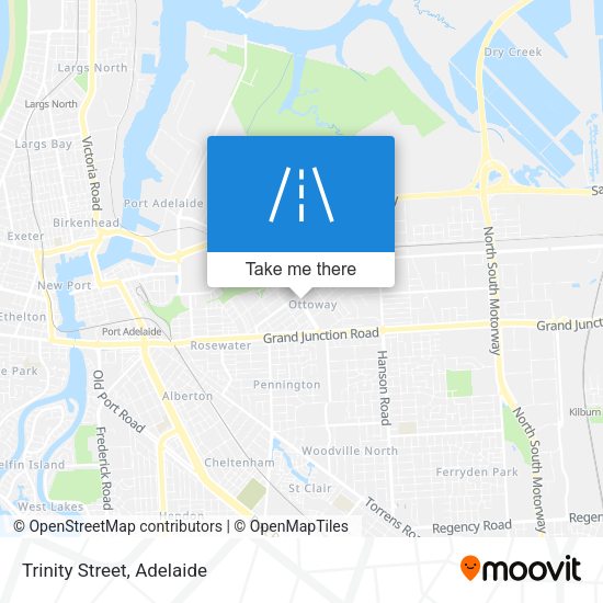 Trinity Street map