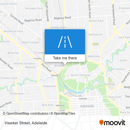 Hawker Street map