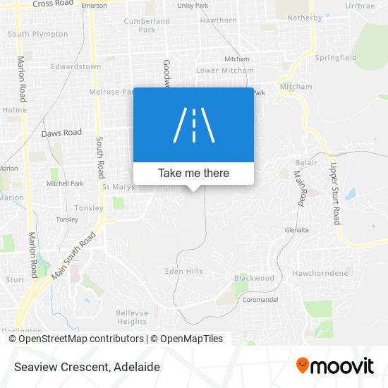 Seaview Crescent map