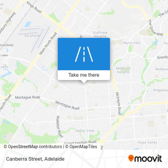 Canberra Street map