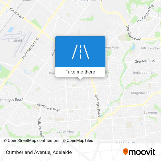 Cumberland Avenue map