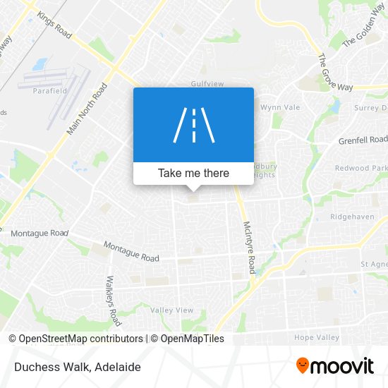 Duchess Walk map