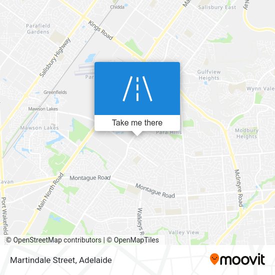 Martindale Street map