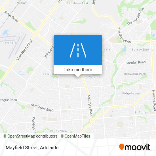 Mayfield Street map
