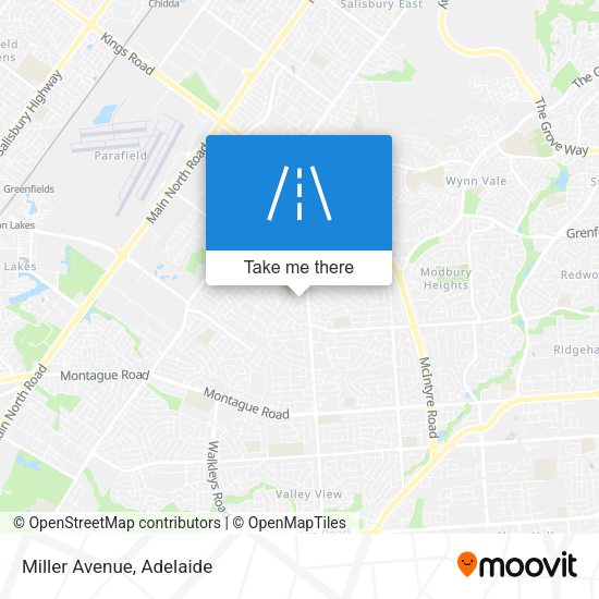 Miller Avenue map