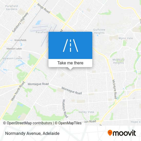 Normandy Avenue map