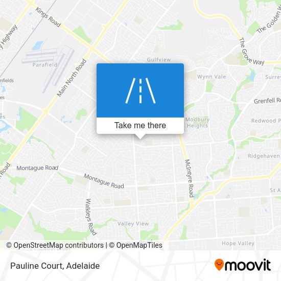 Pauline Court map