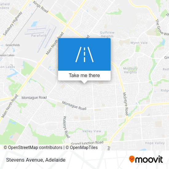 Stevens Avenue map