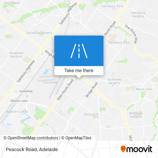Peacock Road map