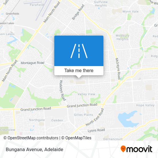 Bungana Avenue map