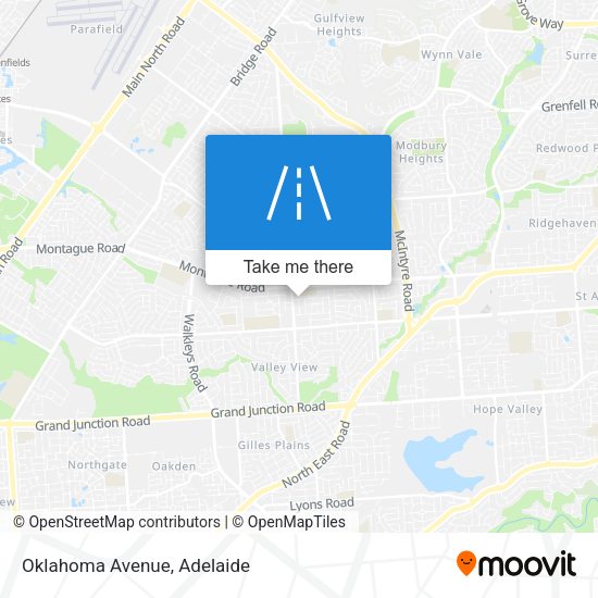 Oklahoma Avenue map