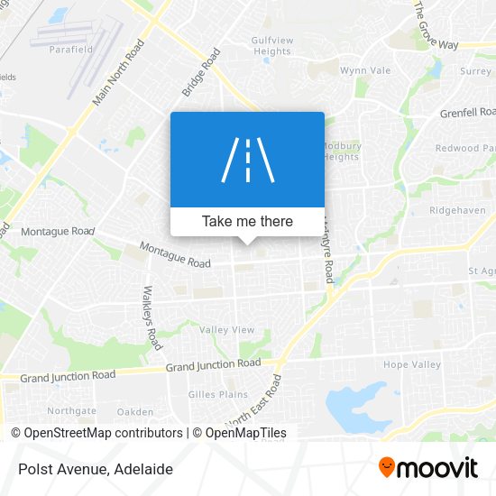 Polst Avenue map