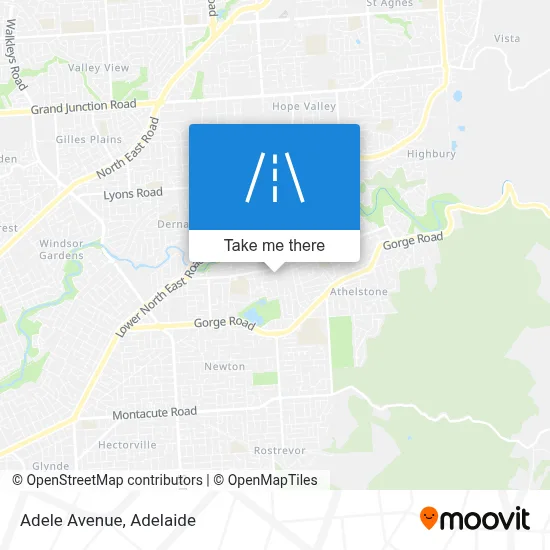 Adele Avenue map